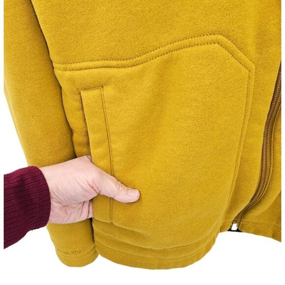 Under Armour Storm Mens Size Small Yellow Green Pockets Full Zip Sherpa Lined - Picture 6 of 13